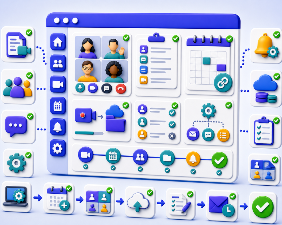 Video Meeting Workflow Setup