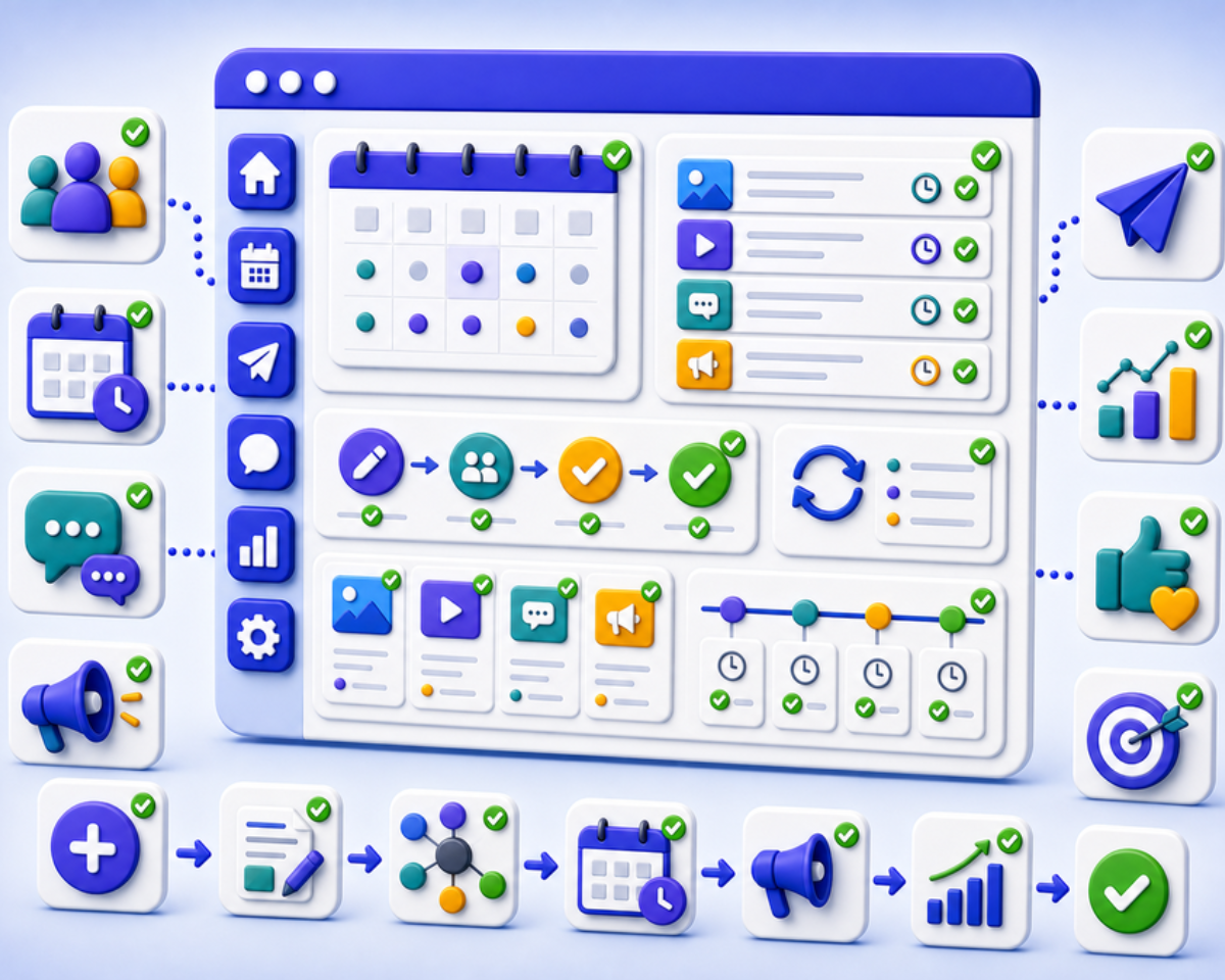 Social Scheduling Workflow